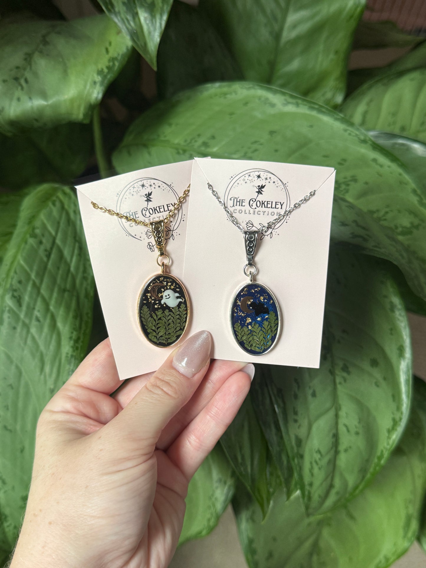 Forest night necklace (Halloween edition)