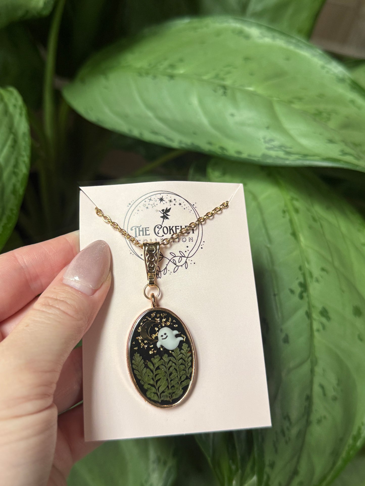 Forest night necklace (Halloween edition)