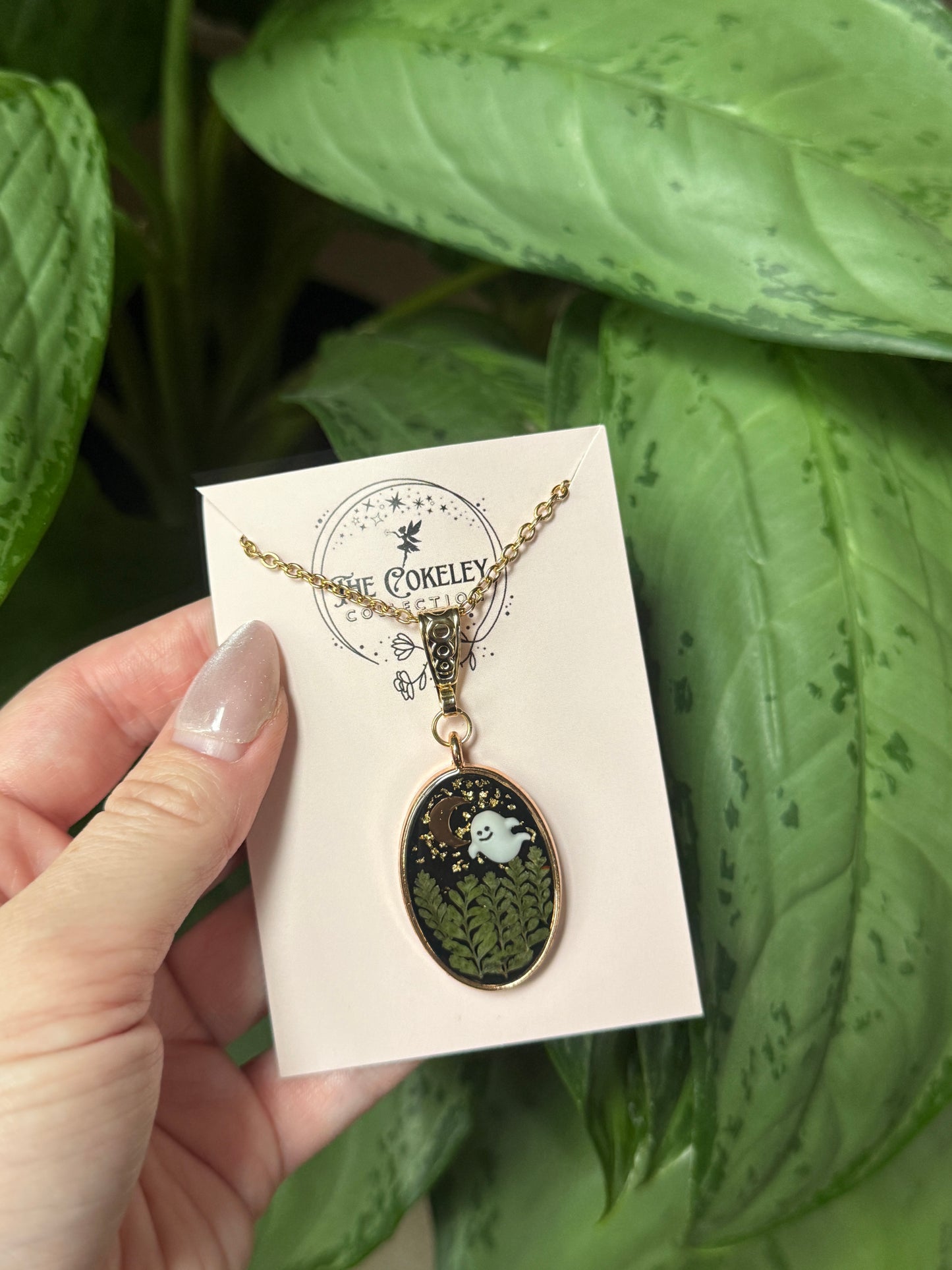 Forest night necklace (Halloween edition)