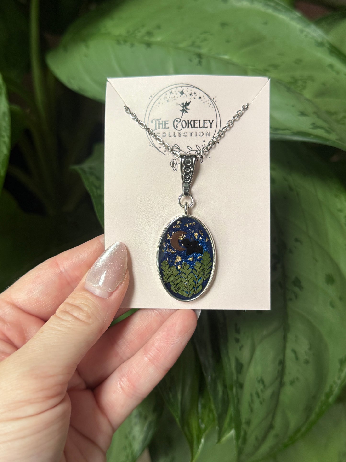 Forest night necklace (Halloween edition)