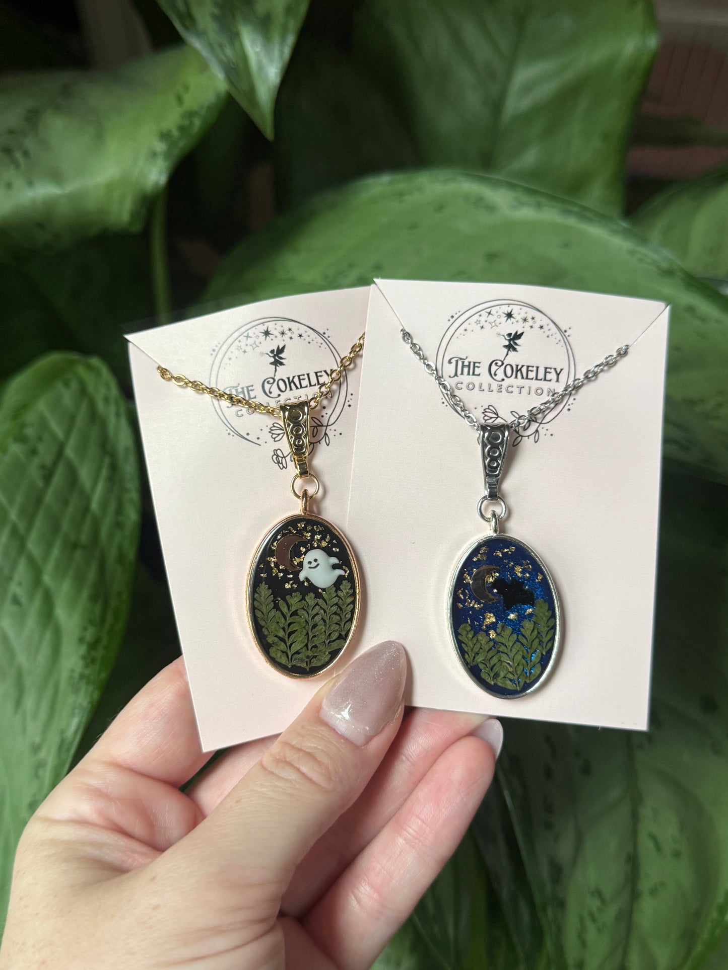 Forest night necklace (Halloween edition)