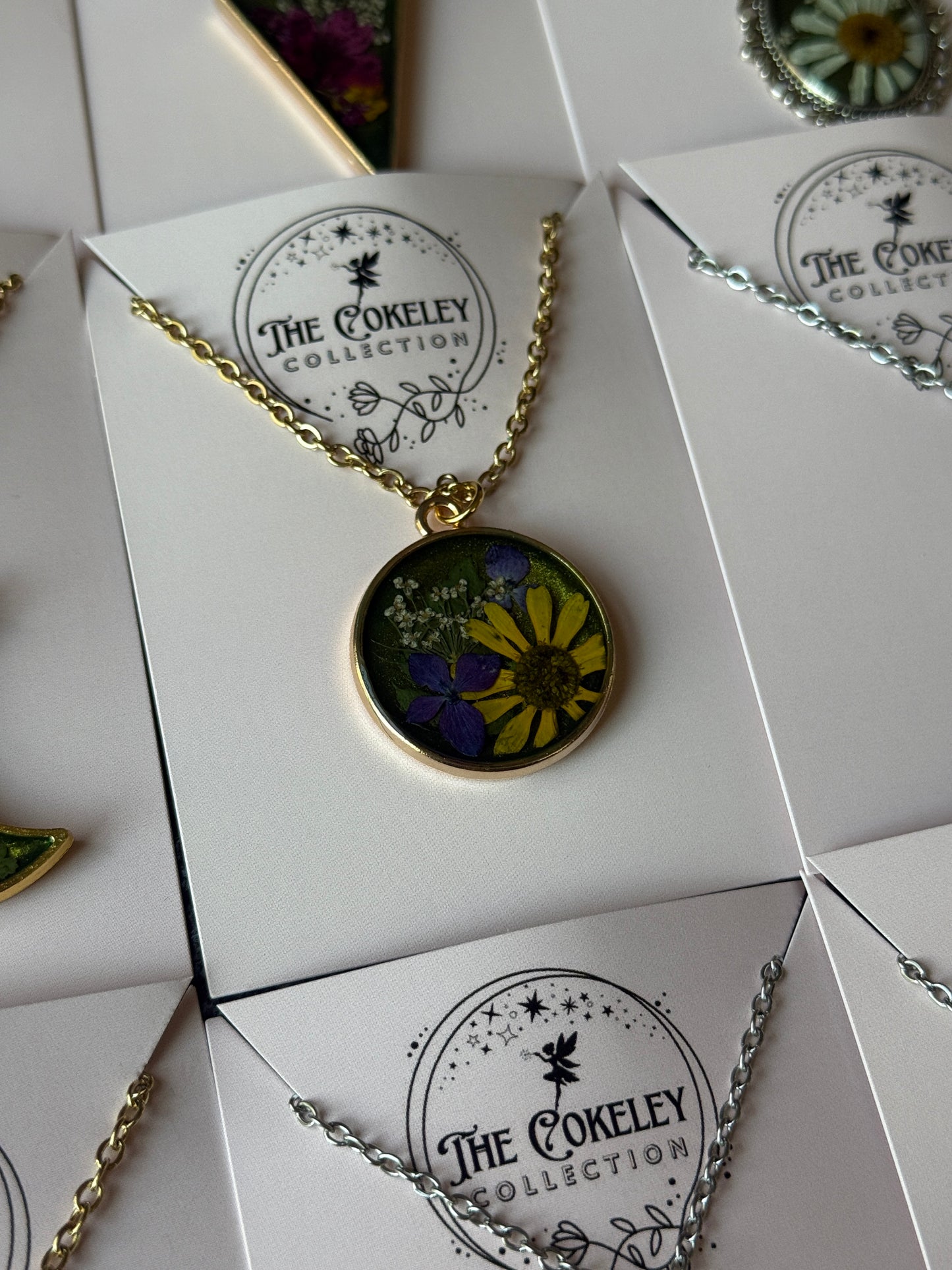 August birthday necklace reveal (peridot)