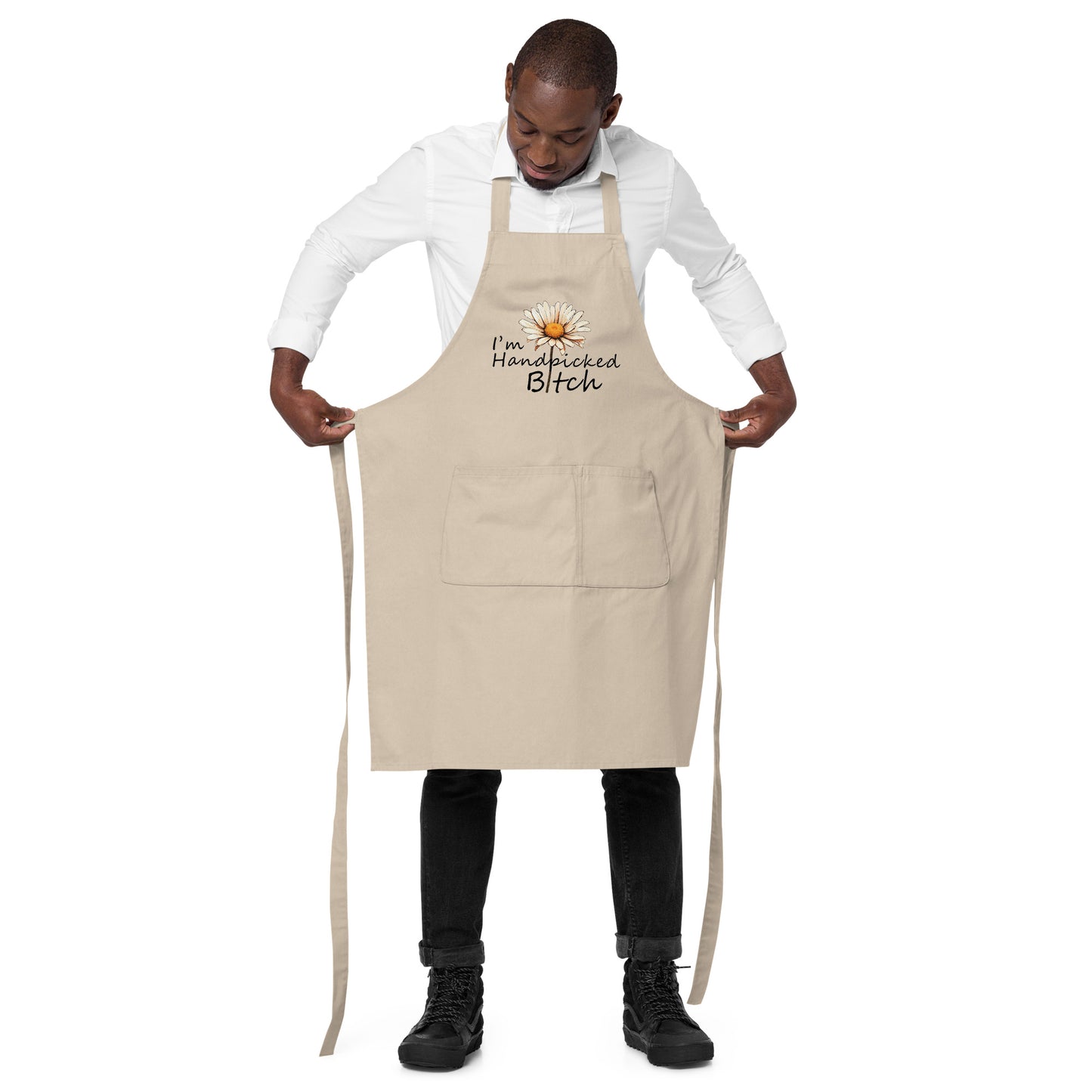 I'm Handpicked Organic cotton apron