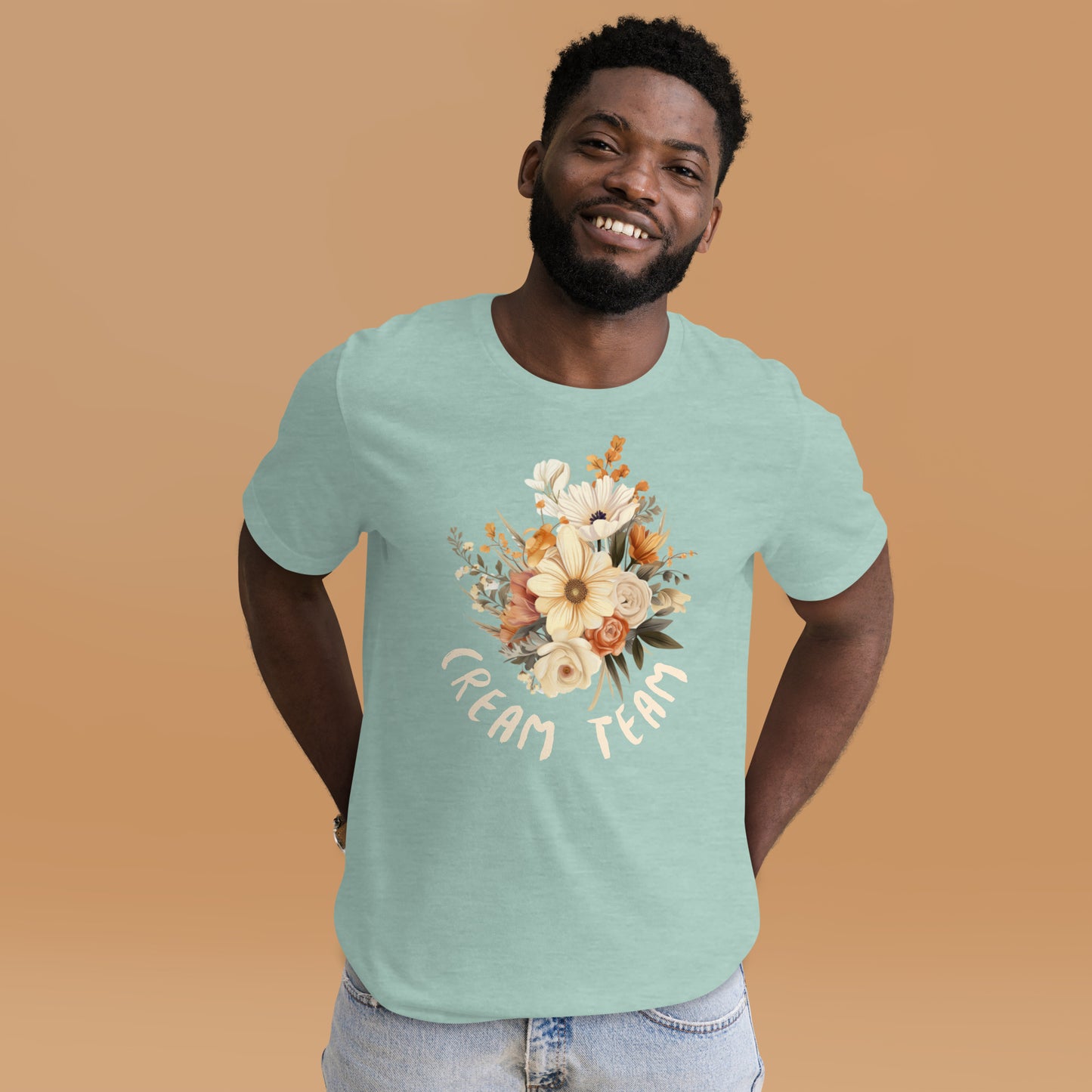 Cream Team Unisex t-shirt