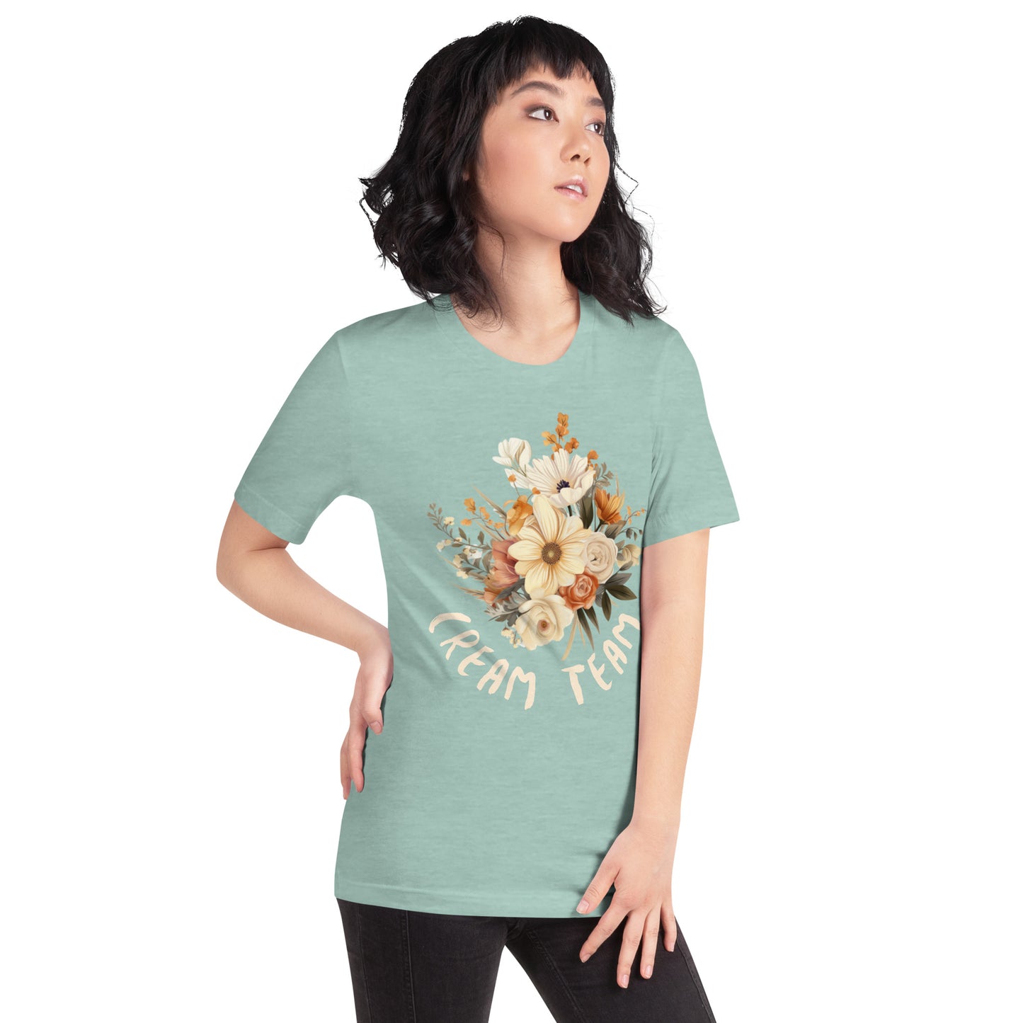 Cream Team Unisex t-shirt