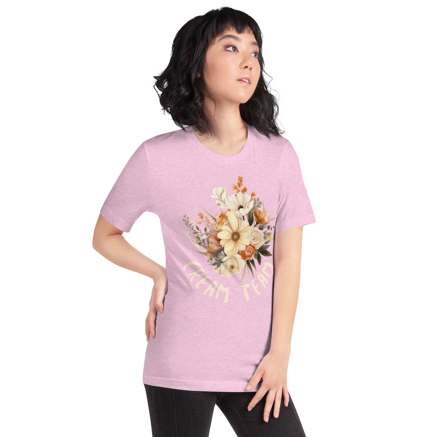 Cream Team Unisex t-shirt