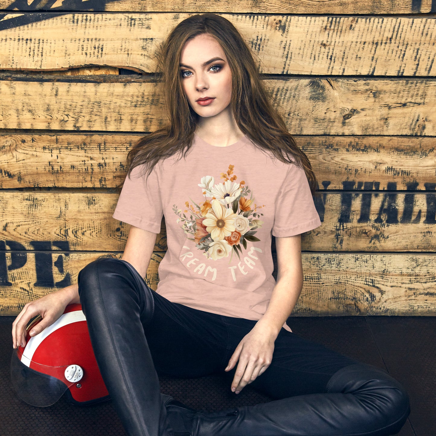 Cream Team Unisex t-shirt
