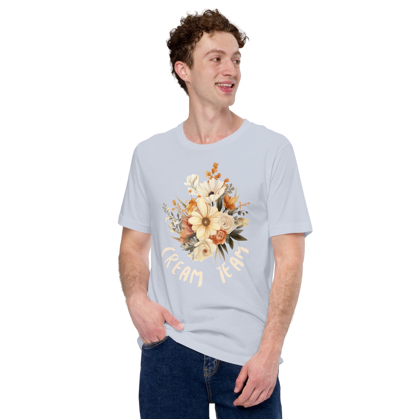 Cream Team Unisex t-shirt