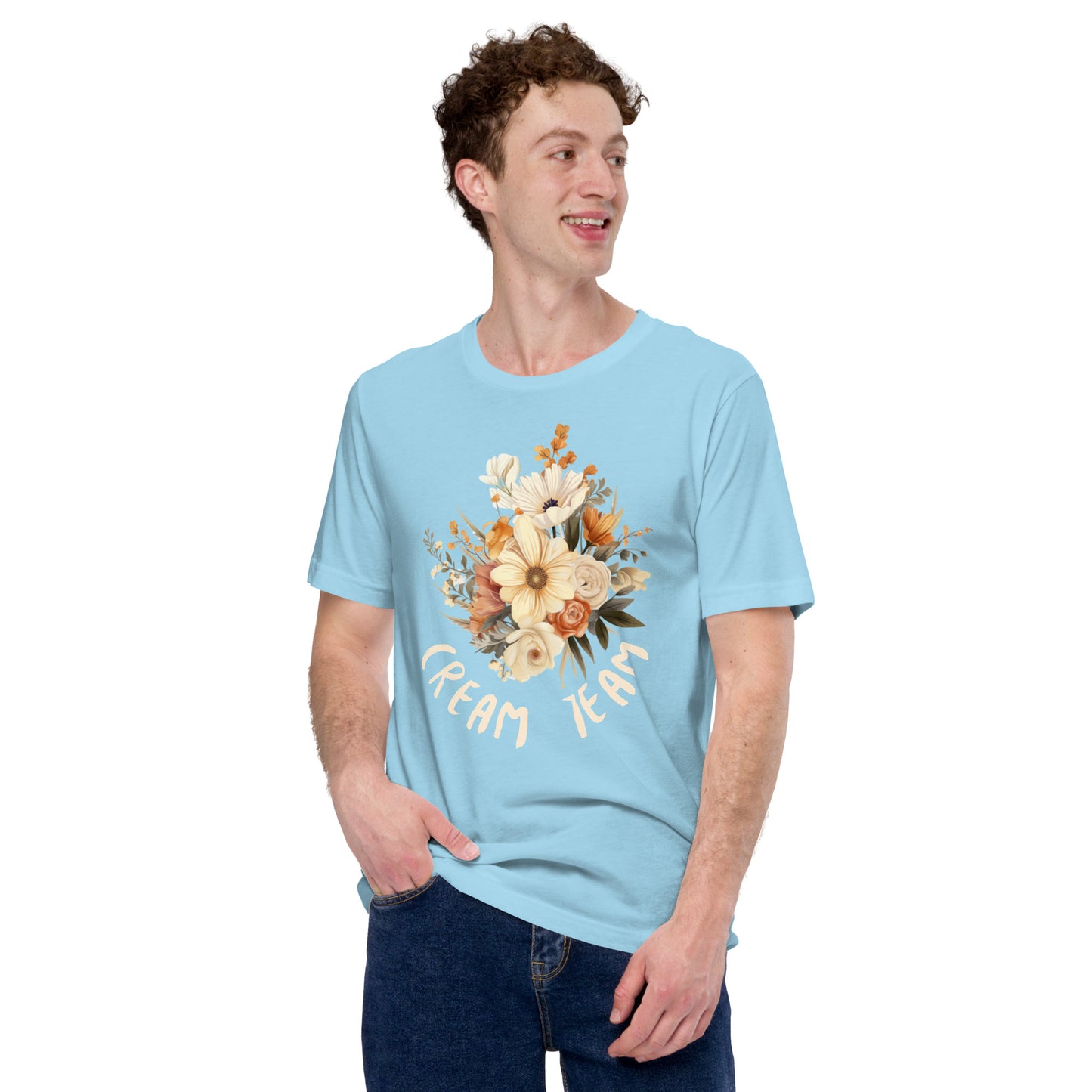 Cream Team Unisex t-shirt