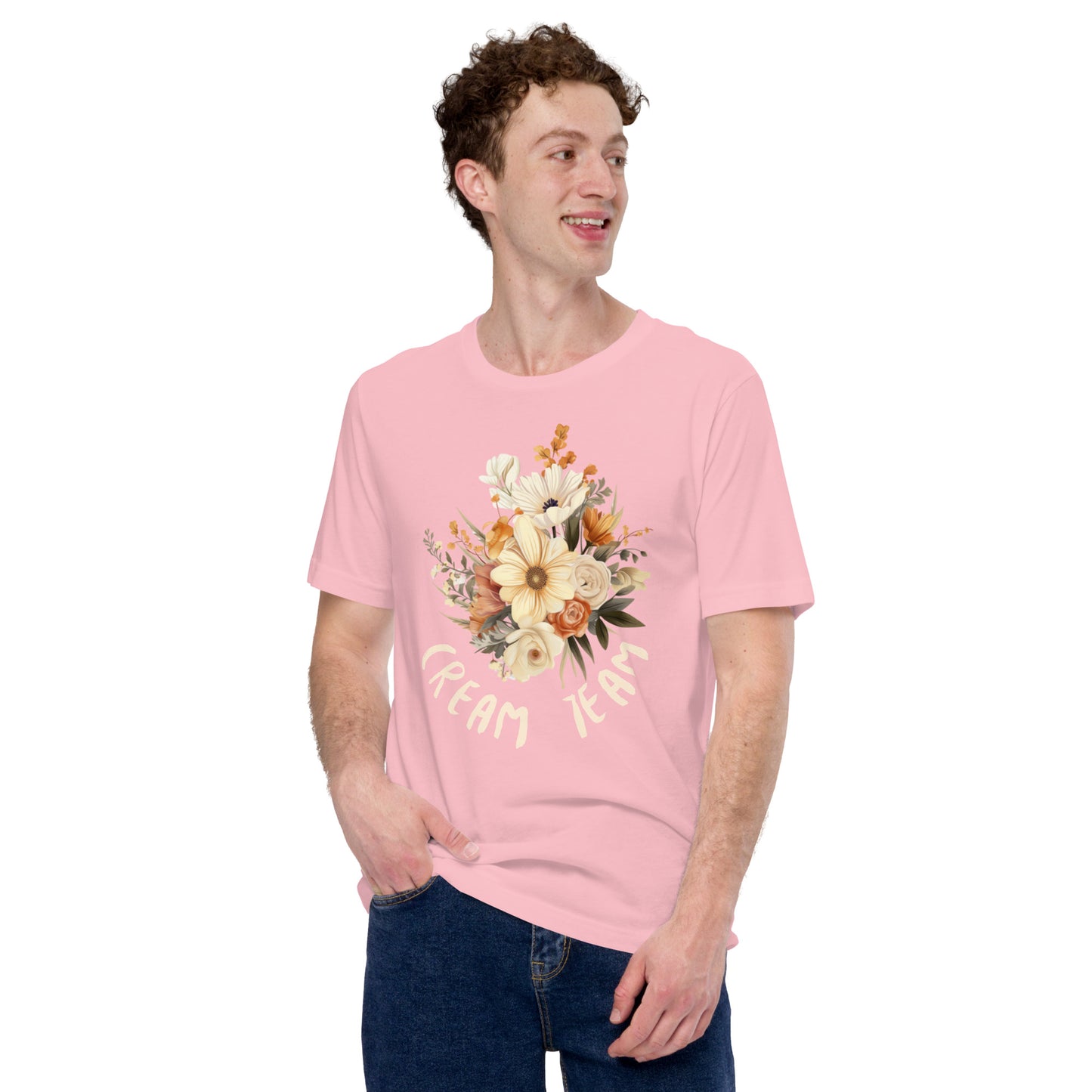 Cream Team Unisex t-shirt