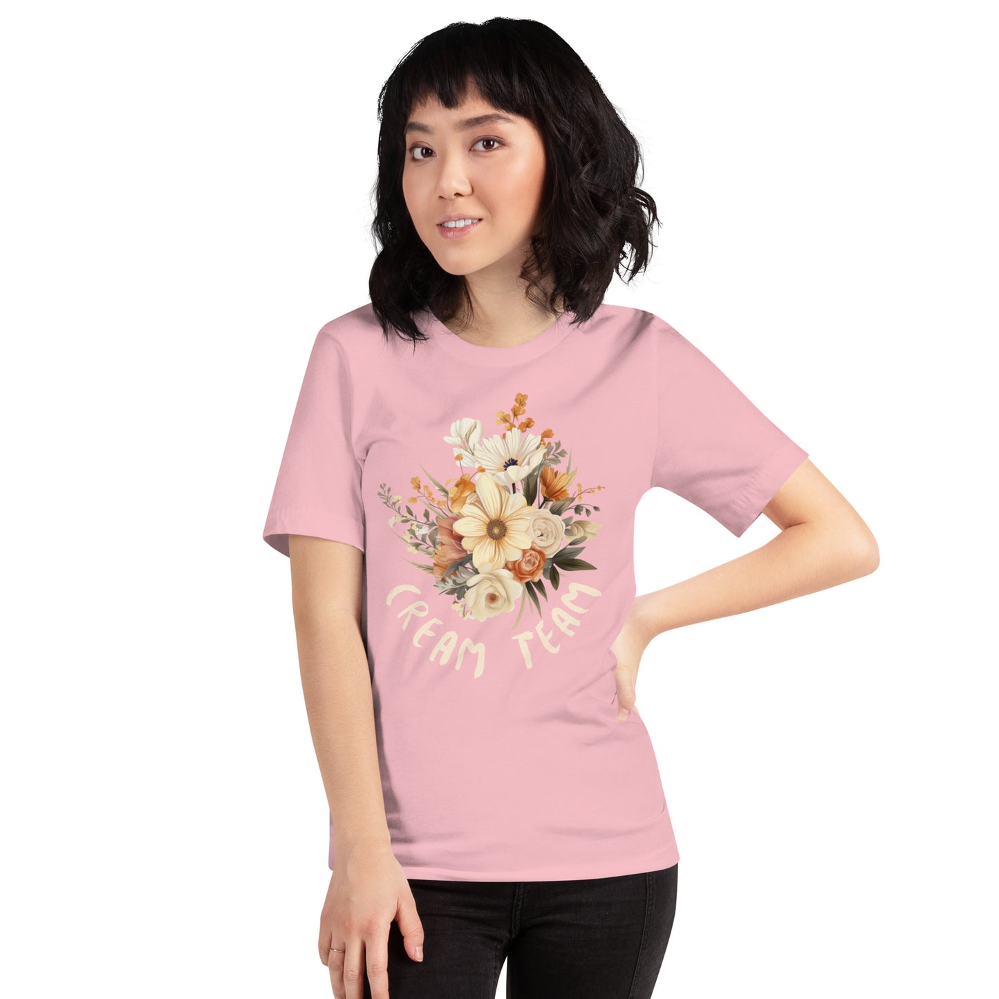Cream Team Unisex t-shirt