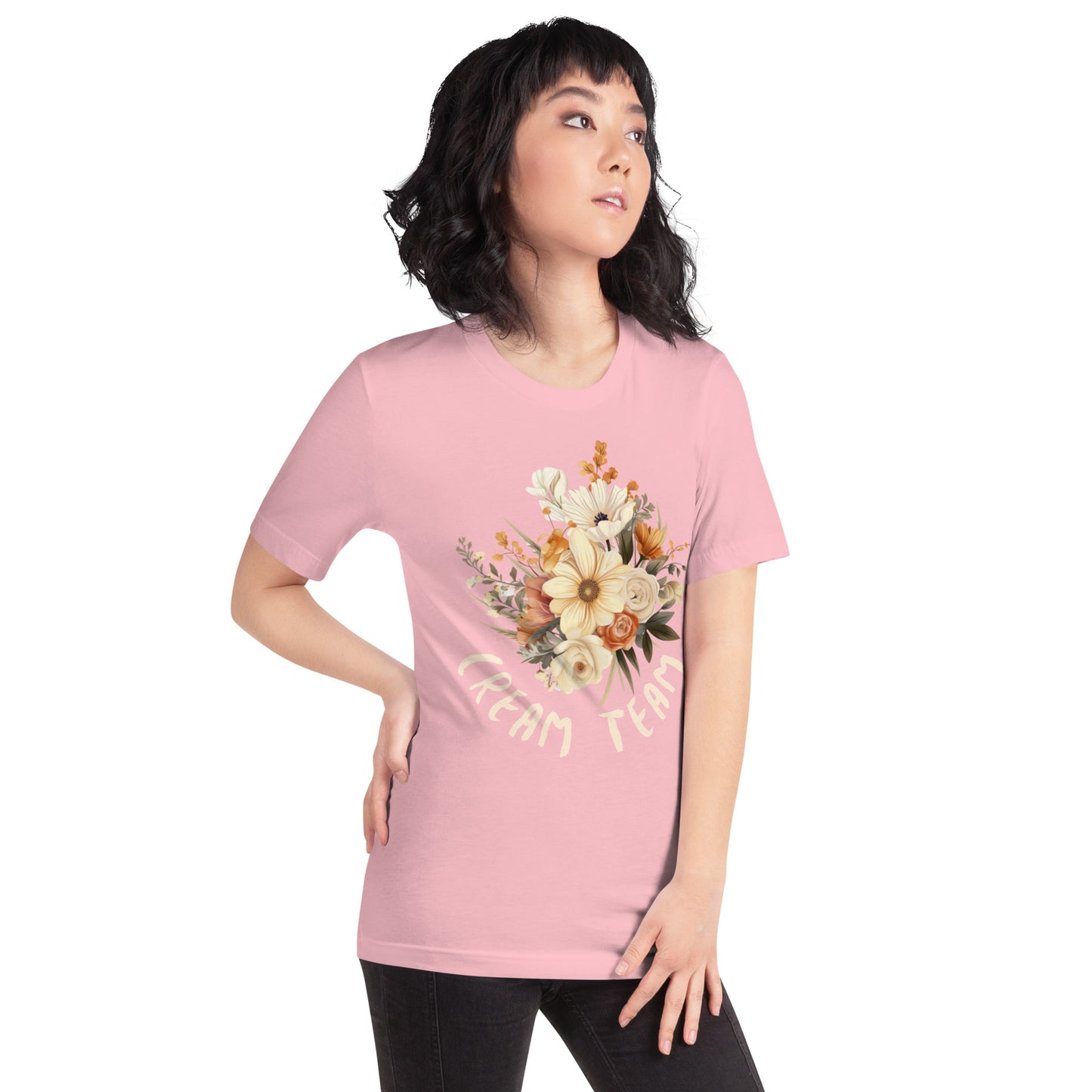 Cream Team Unisex t-shirt