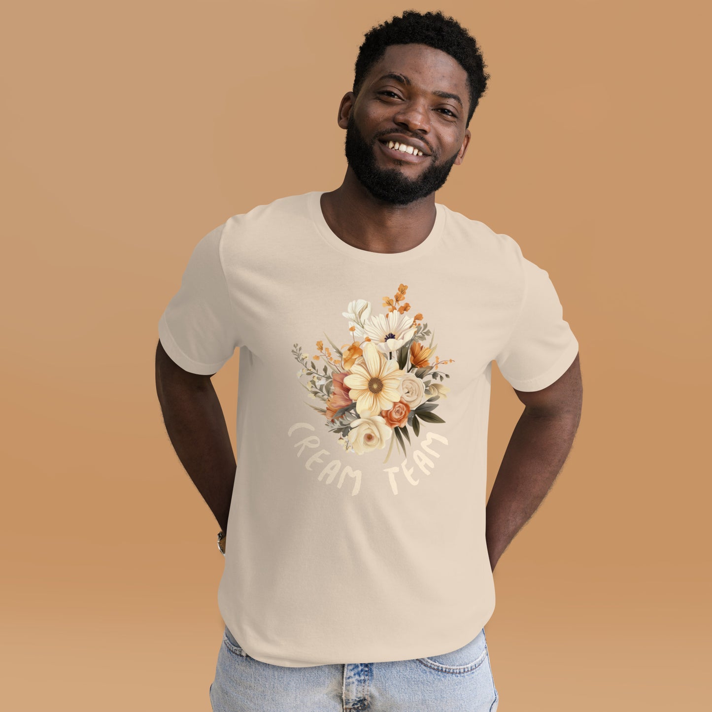 Cream Team Unisex t-shirt
