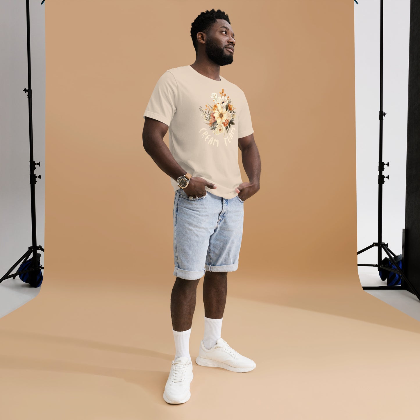 Cream Team Unisex t-shirt