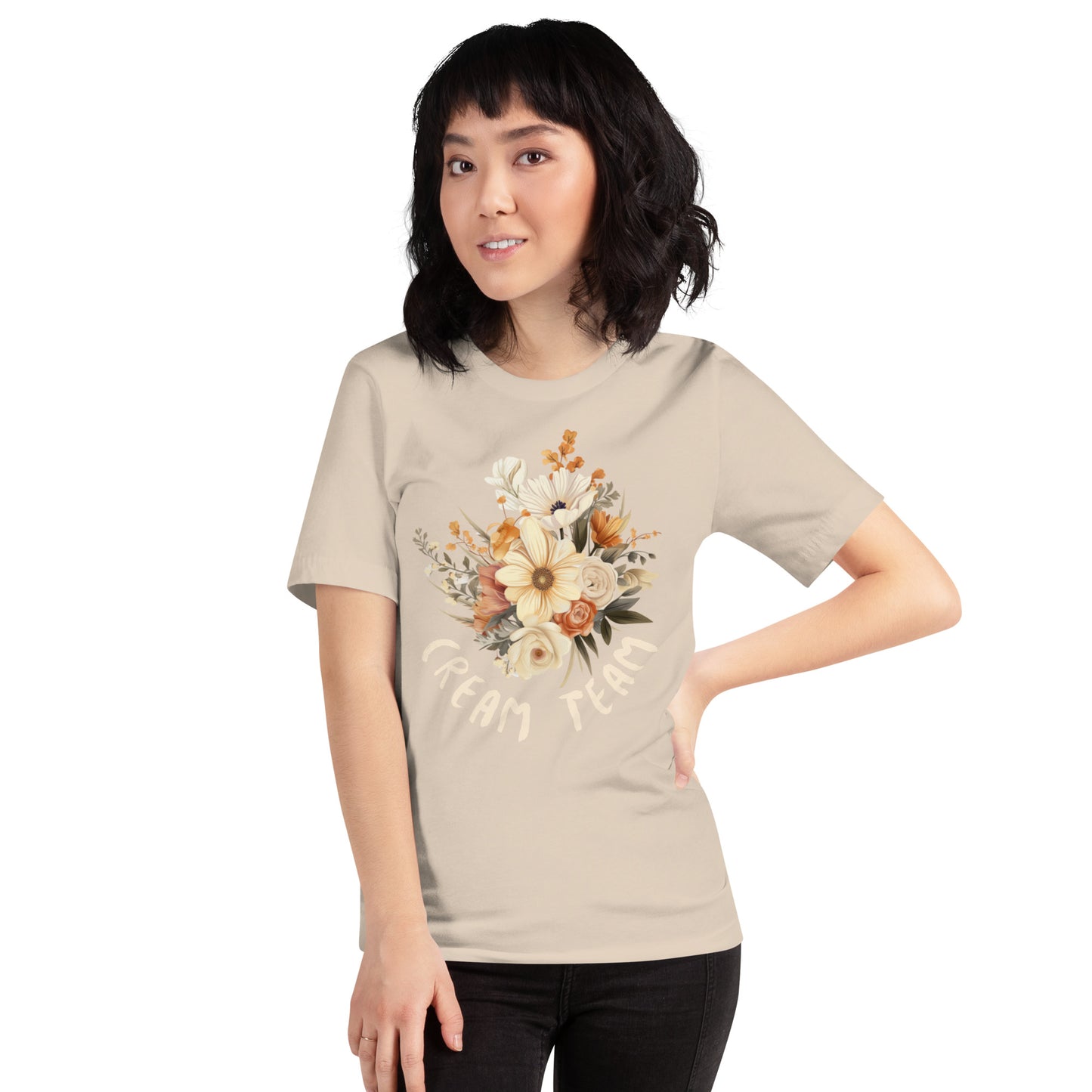 Cream Team Unisex t-shirt