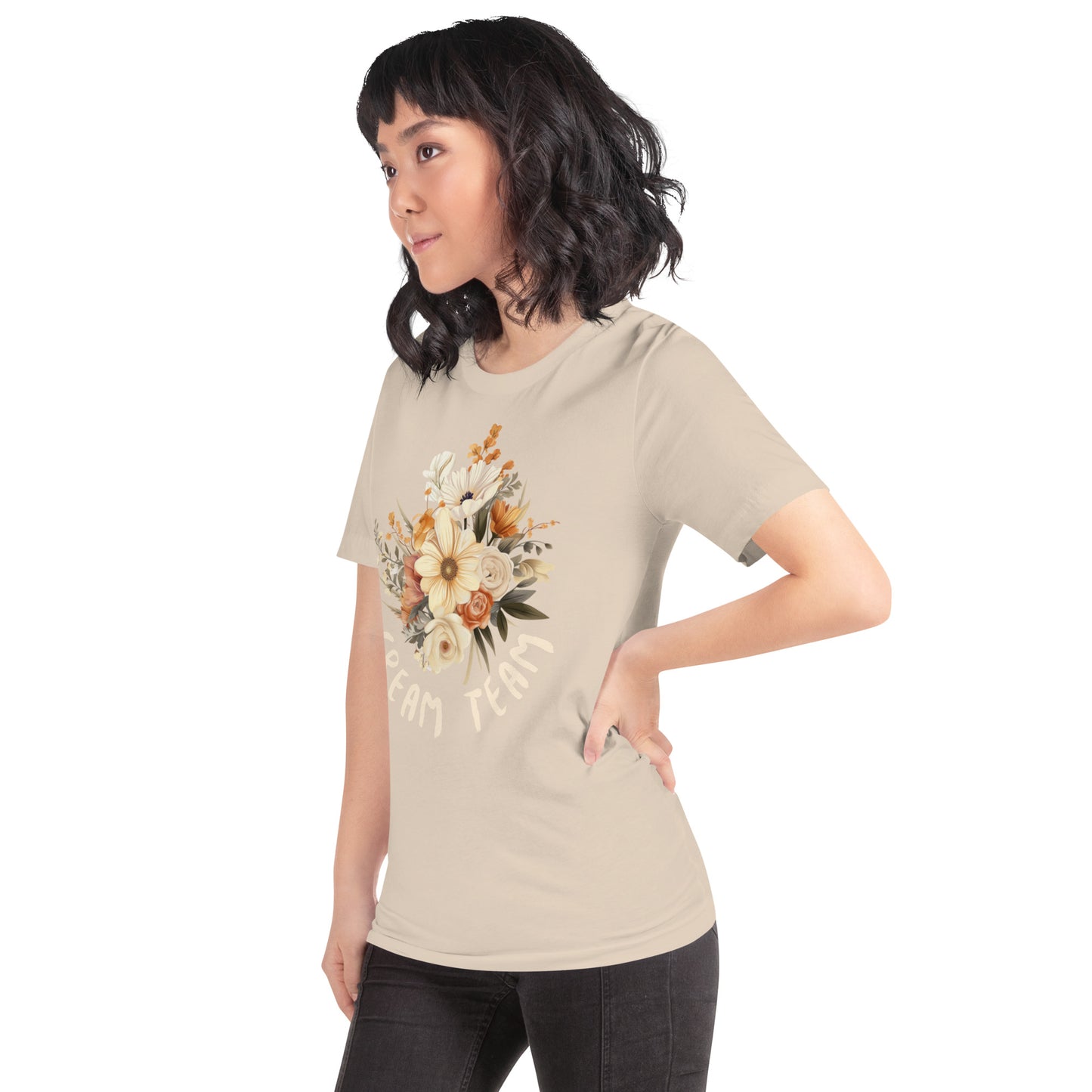 Cream Team Unisex t-shirt