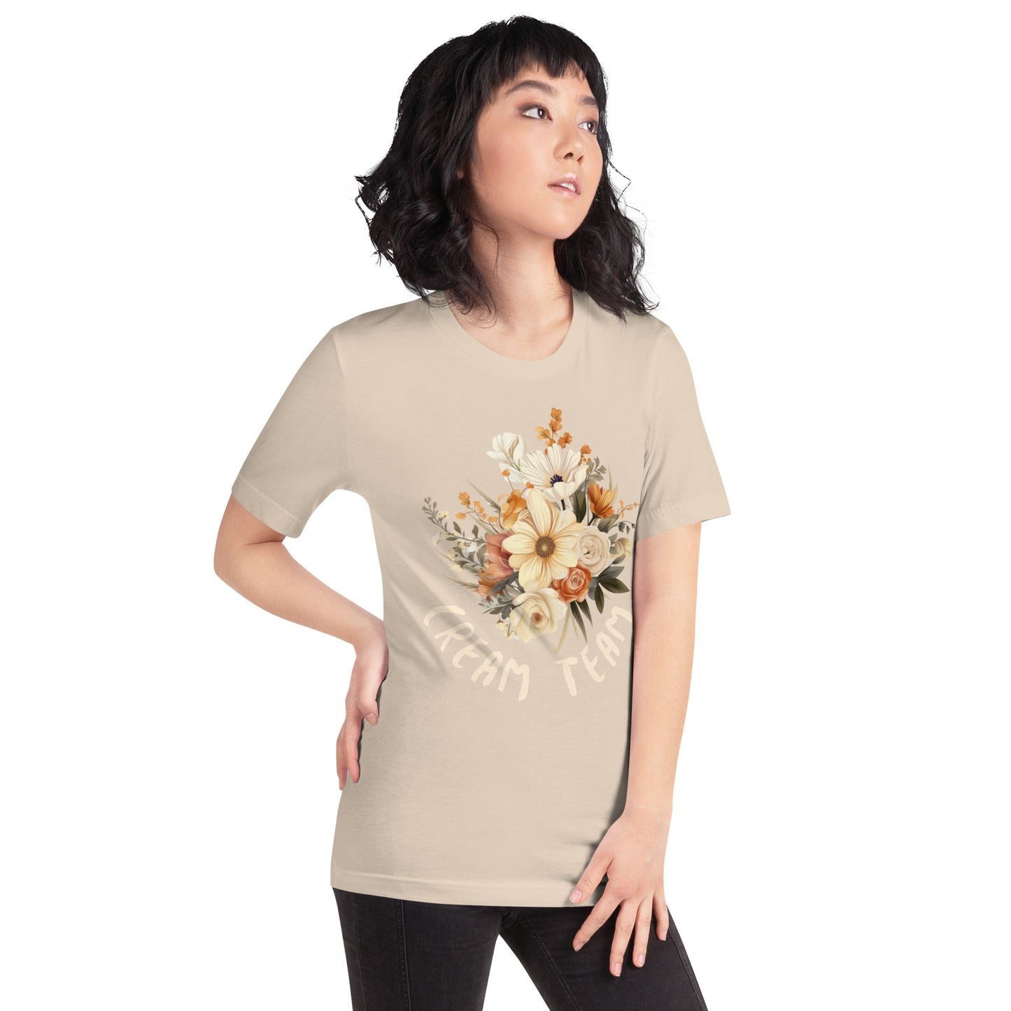Cream Team Unisex t-shirt