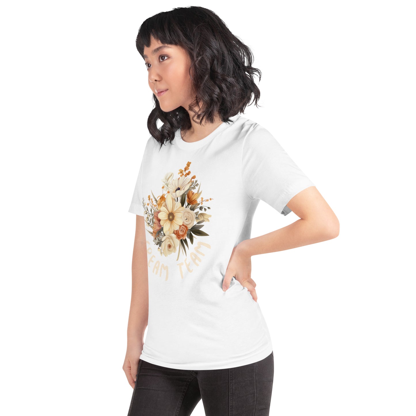Cream Team Unisex t-shirt