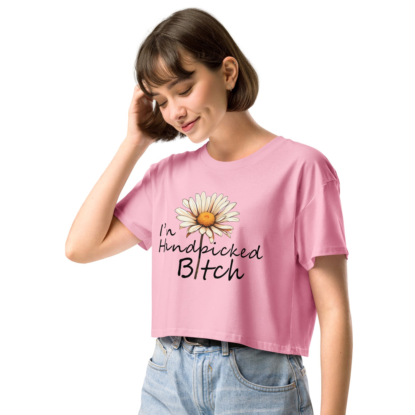 I'm Handpicked Crop Top