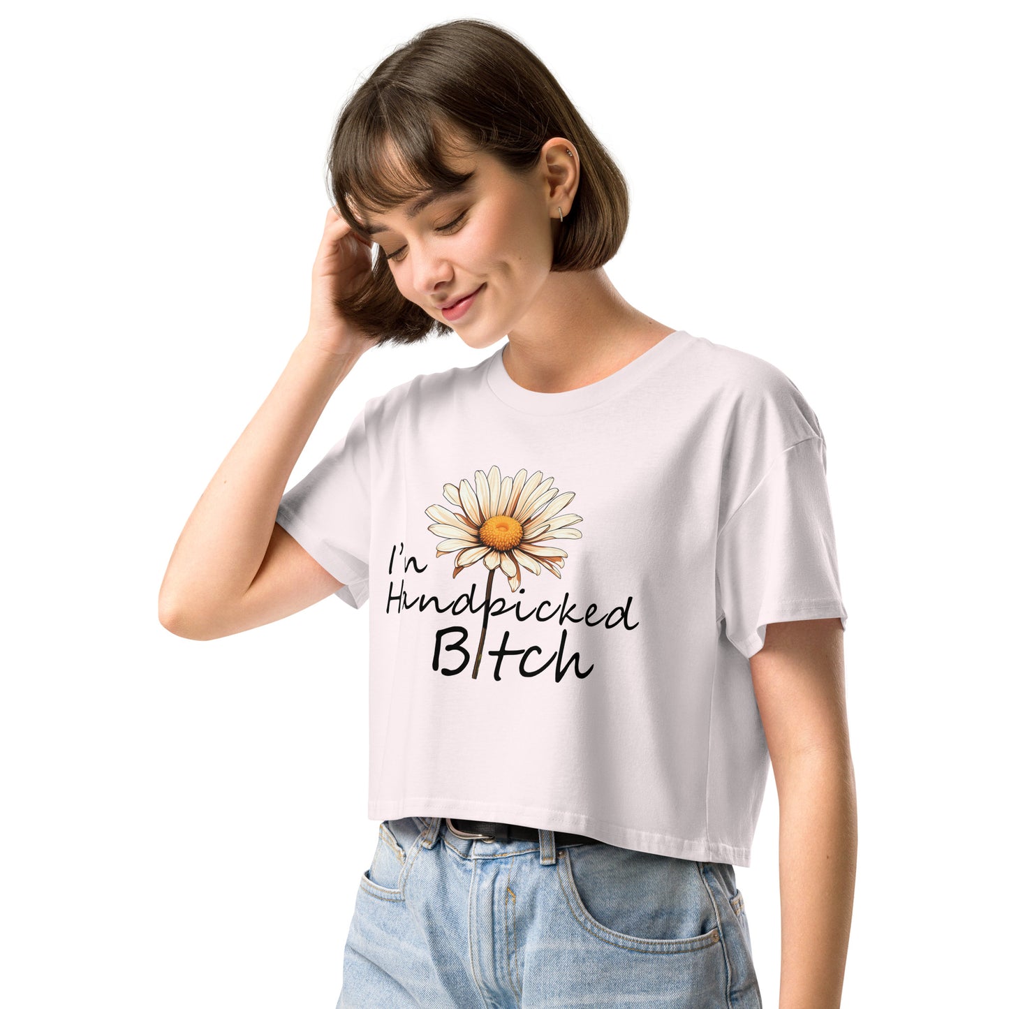 I'm Handpicked Crop Top