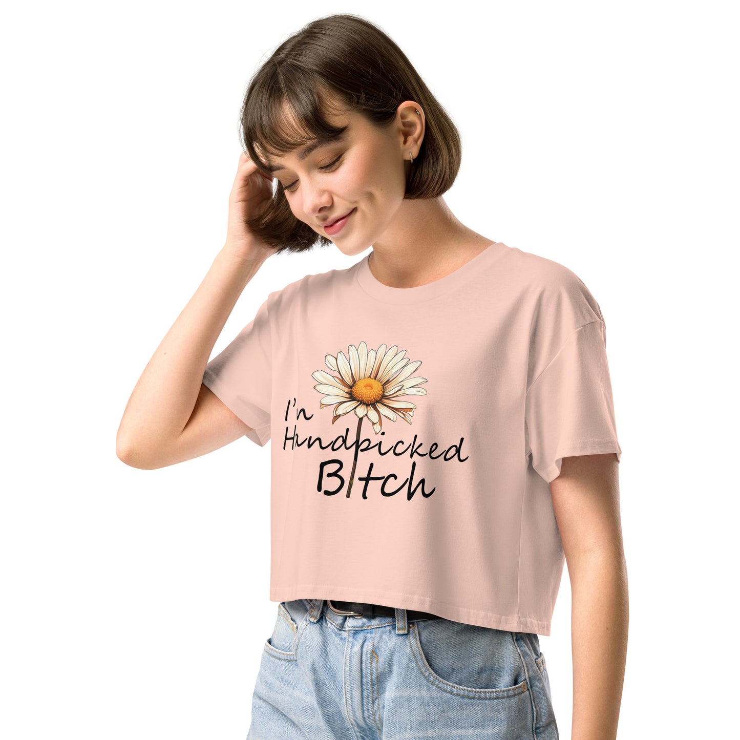I'm Handpicked Crop Top