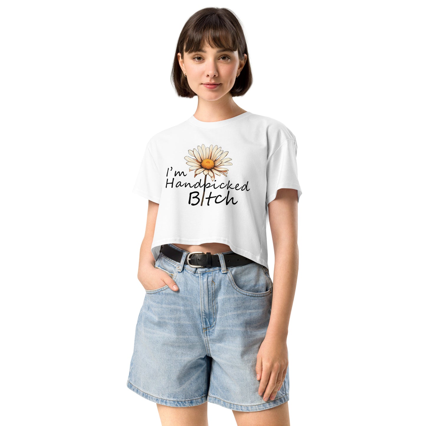 I'm Handpicked Crop Top