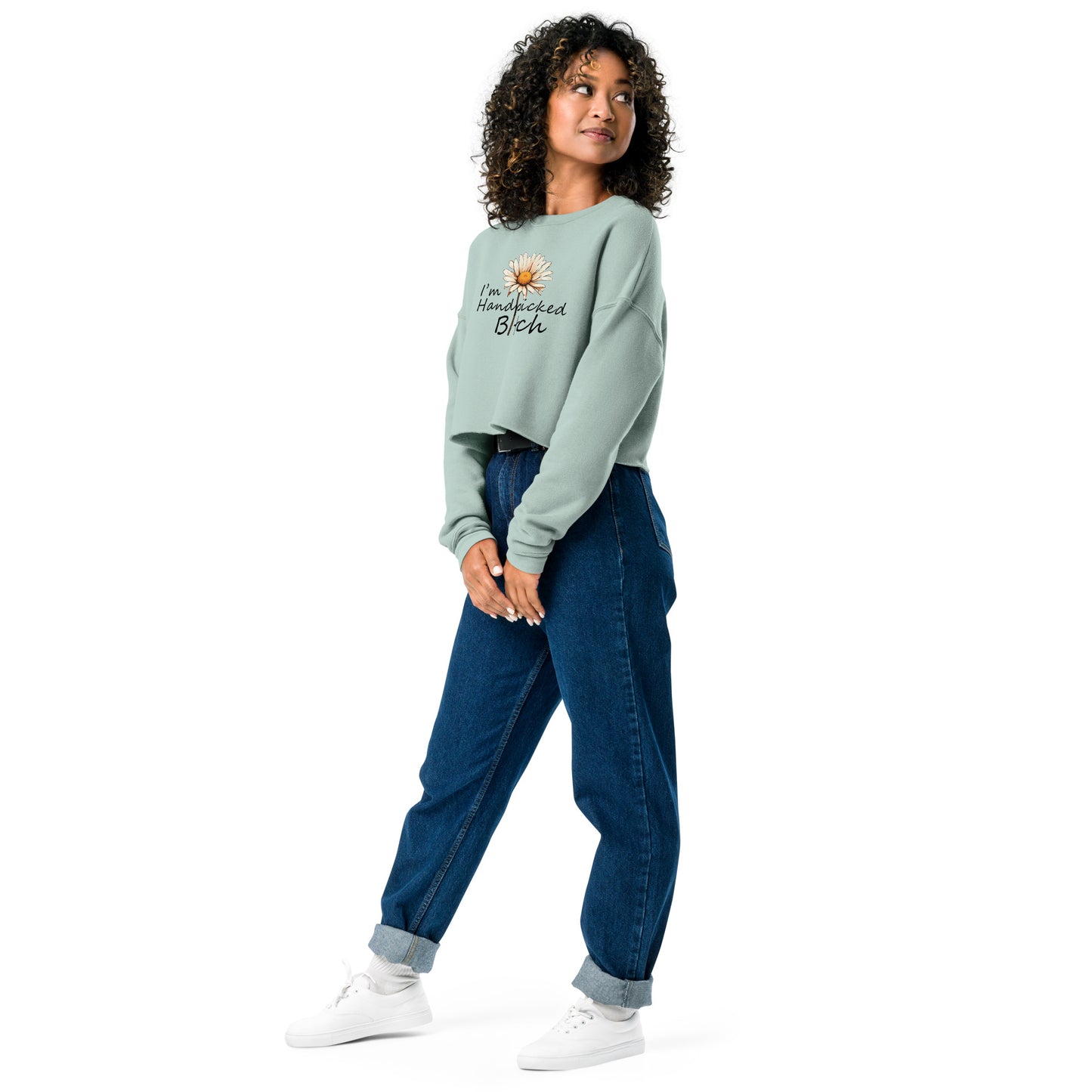 I'm Handpicked Crop Sweatshirt
