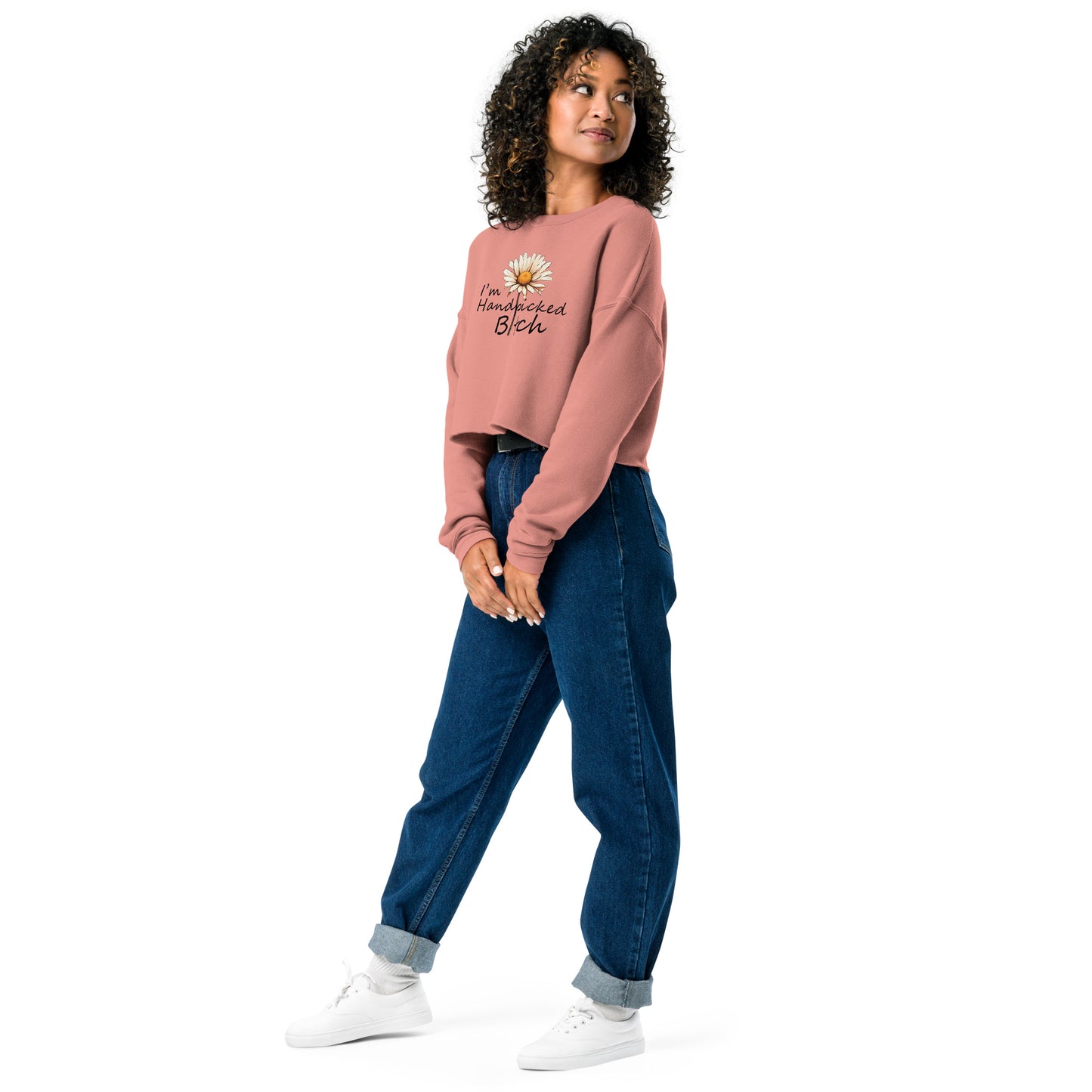 I'm Handpicked Crop Sweatshirt