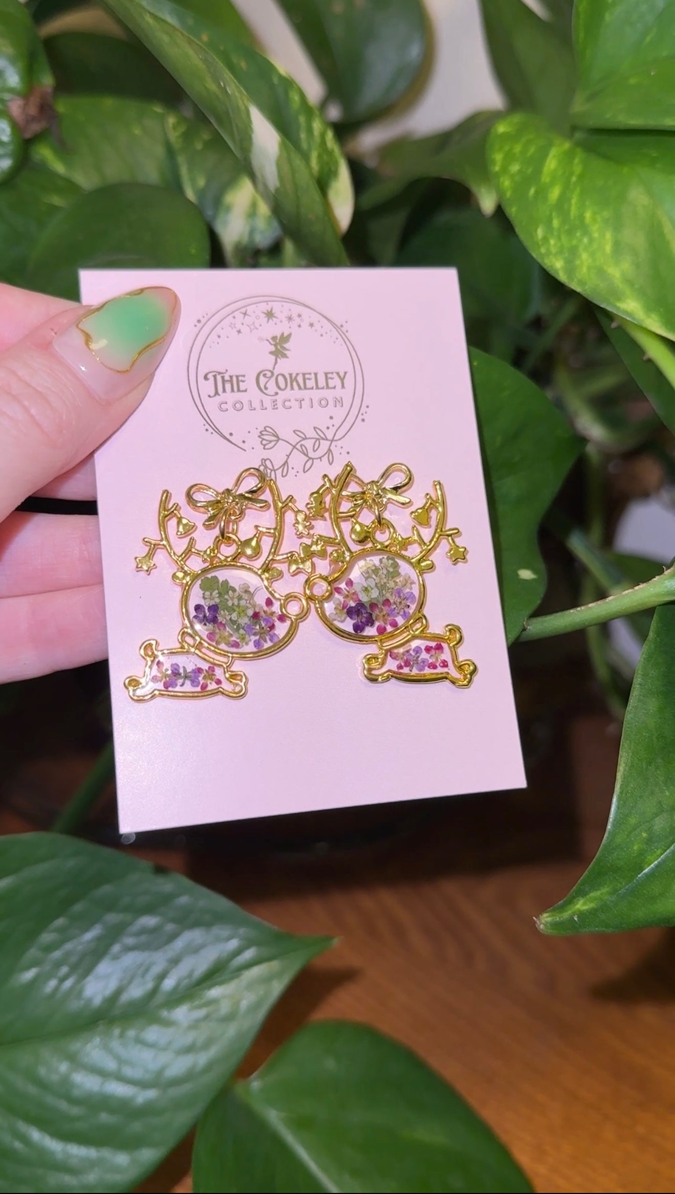 Reindeer U pick(LIVE) earrings (only 3 available)