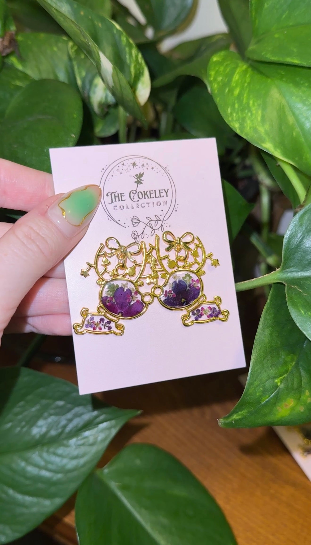 Reindeer U pick(LIVE) earrings (only 3 available)