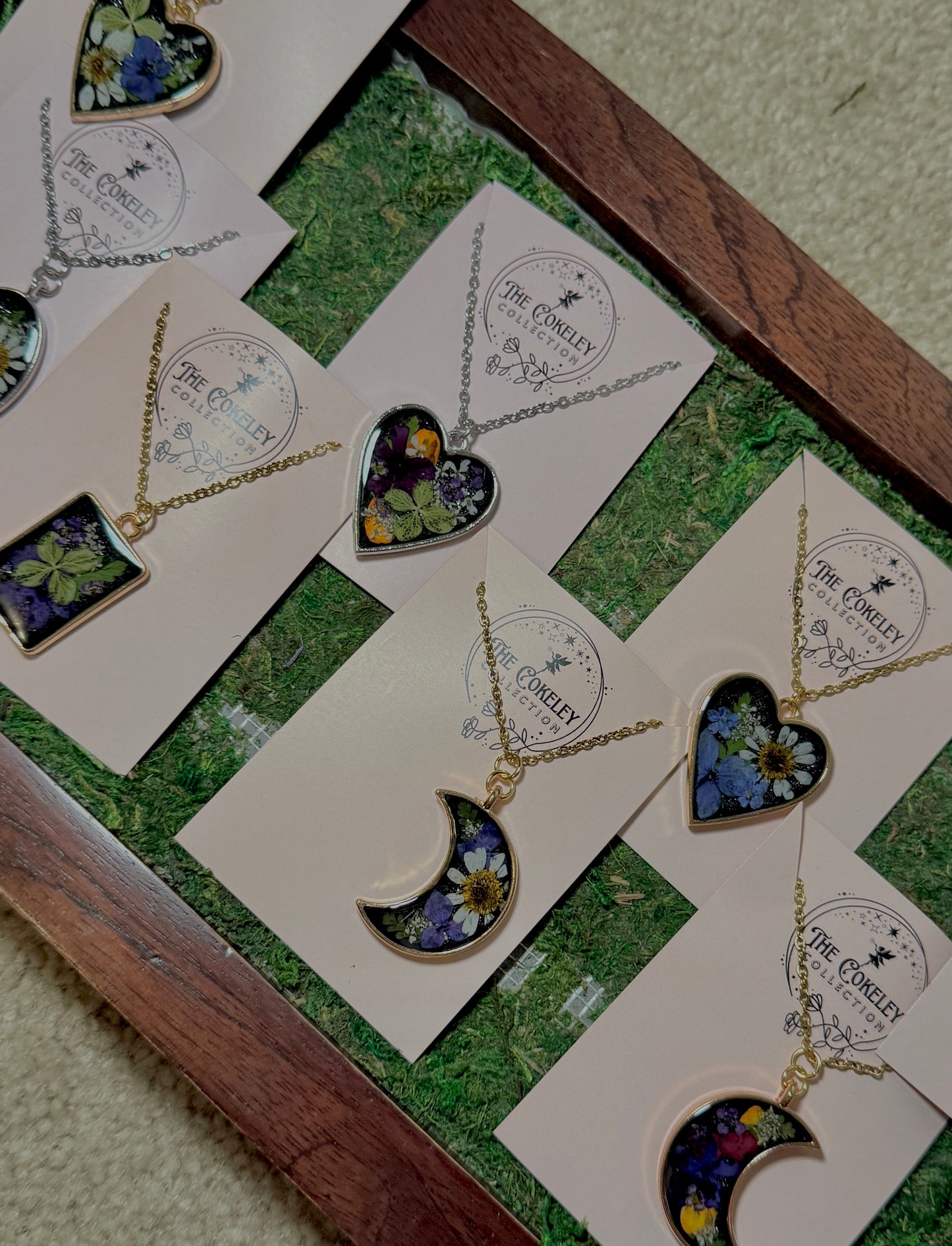 October collection necklace reveal(black glitter)