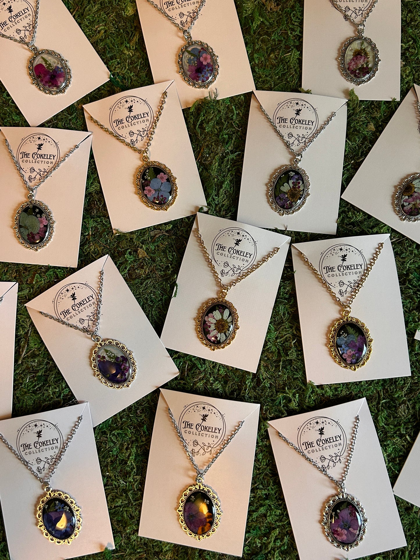 Antique frame necklace reveal