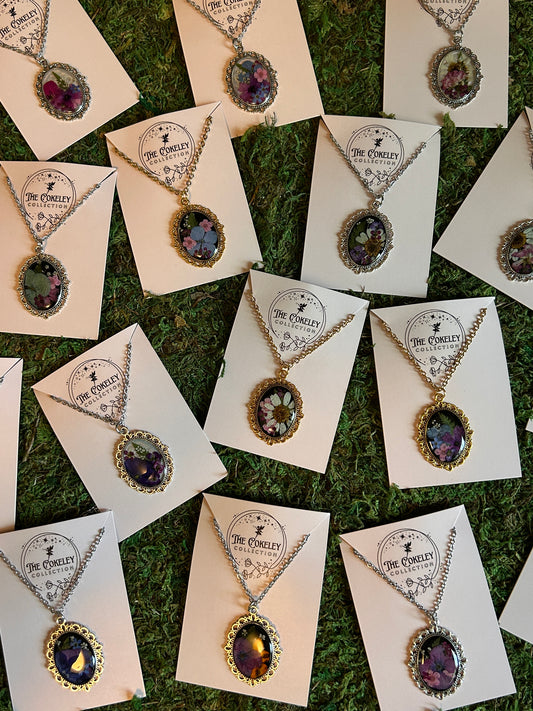 Antique frame necklace reveal