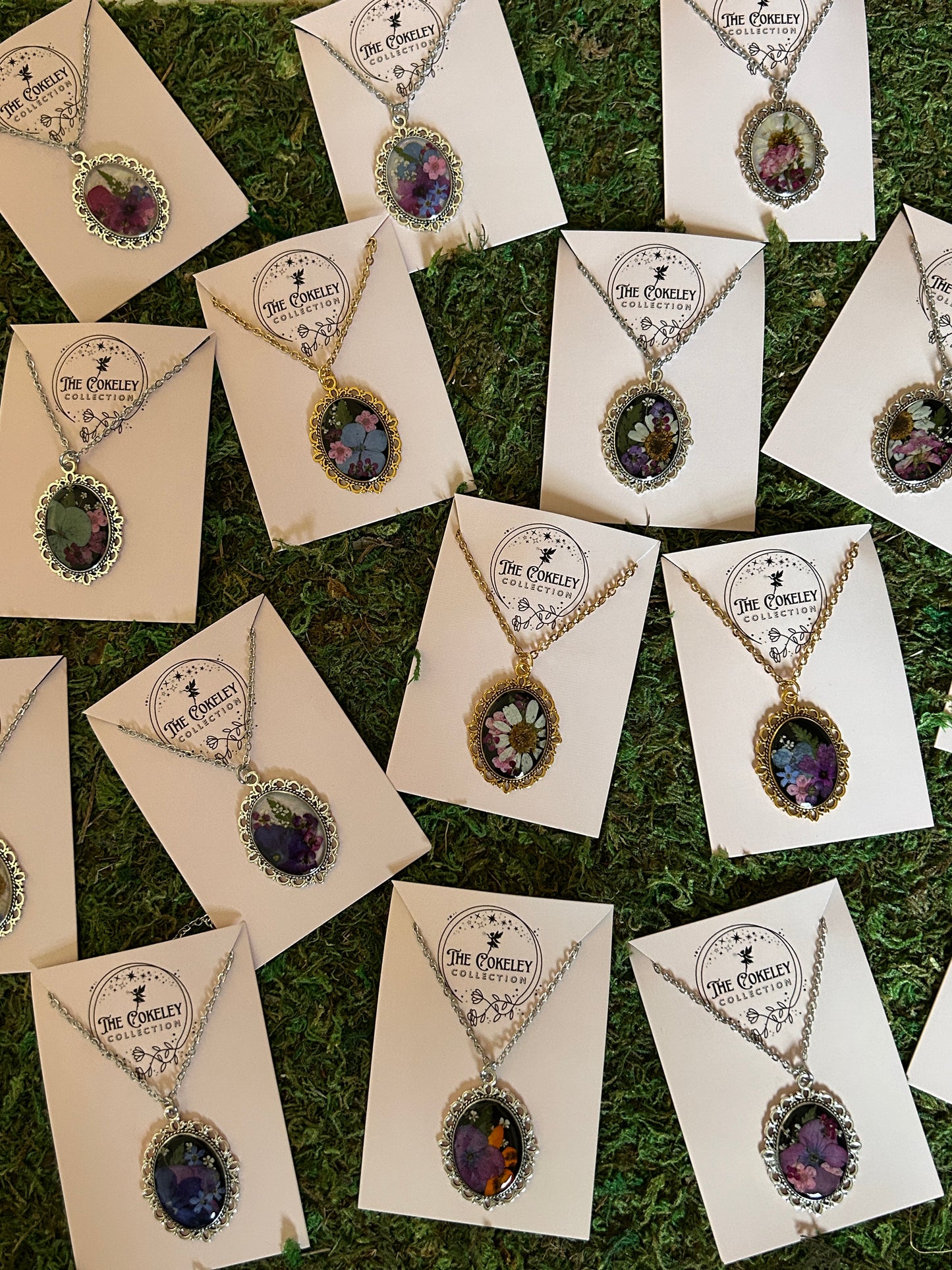 Antique frame necklace reveal