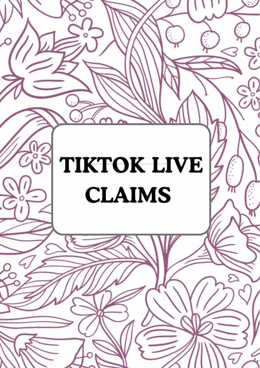 TIKTOK LIVE CLAIMS